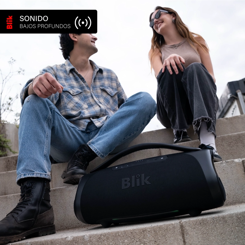 PARLANTE BLUETOOTH BLIK PORTÁTIL BASS400 160W IPX7 - 5