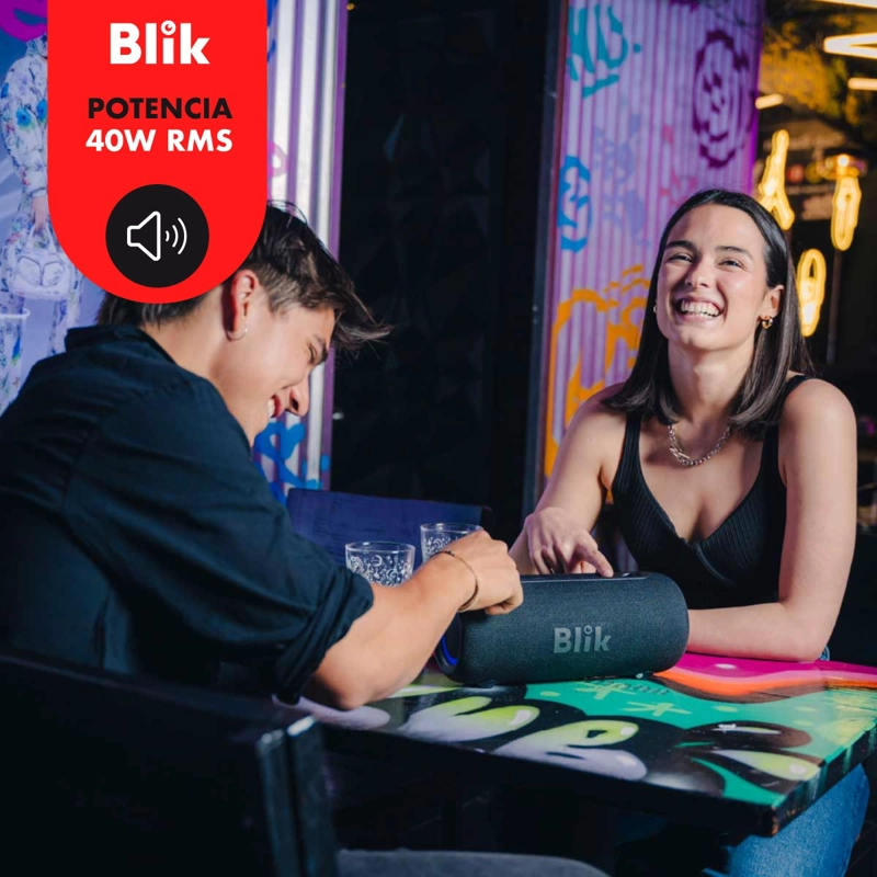 PARLANTE BLUETOOTH PORTATIL BLIK LIVE2 40W IPX5 9 HRS - 3
