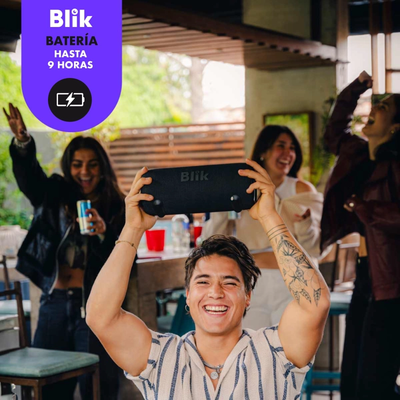 PARLANTE BLUETOOTH PORTATIL BLIK LIVE2 40W IPX5 9 HRS - 4