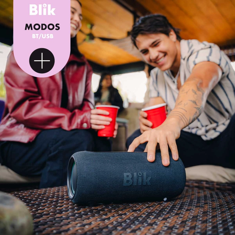 PARLANTE BLUETOOTH PORTATIL BLIK LIVE2 40W IPX5 9 HRS - 7
