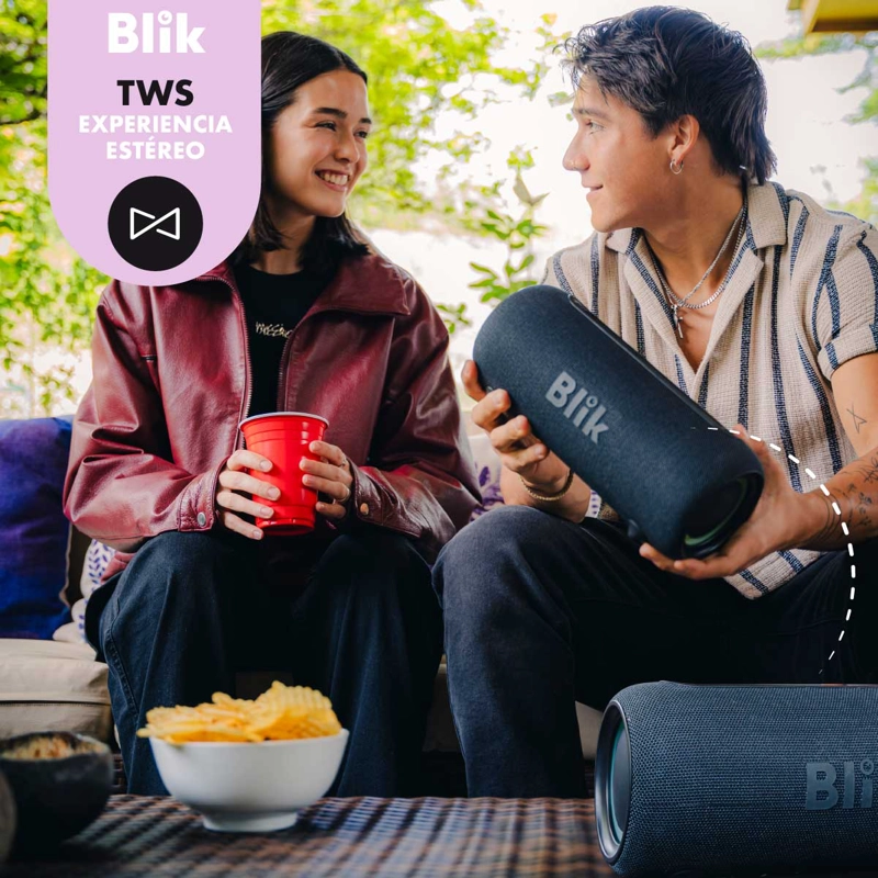 PARLANTE BLUETOOTH PORTATIL BLIK LIVE2 40W IPX5 9 HRS - 8