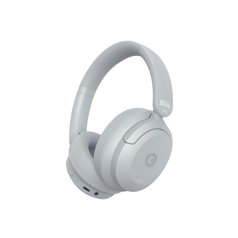 AUDIFONOS BLUETOOTH BLIK SOUL900 GRIS CANCELACION DE RUIDO - 1