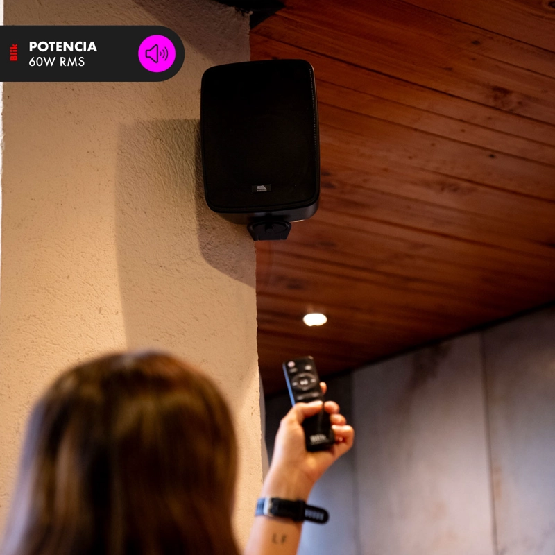 PARLANTES INSTALACION ACTIVOS BLUETOOTH BLIK FIDELITY NEGRO 60W - 4