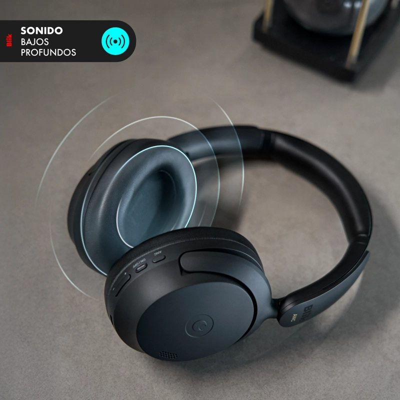 AUDIFONOS BLUETOOTH BLIK AURA950 CANCELACION DE RUIDO 72H - 5