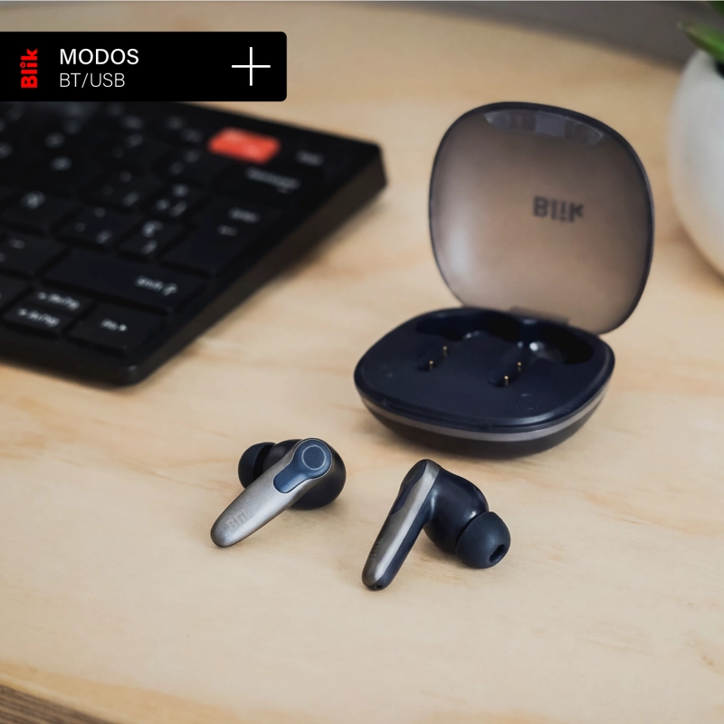 AUDIFONOS BLUETOOTH BLIK GAME-X BAJA LATENCIA 30 HRS - 7