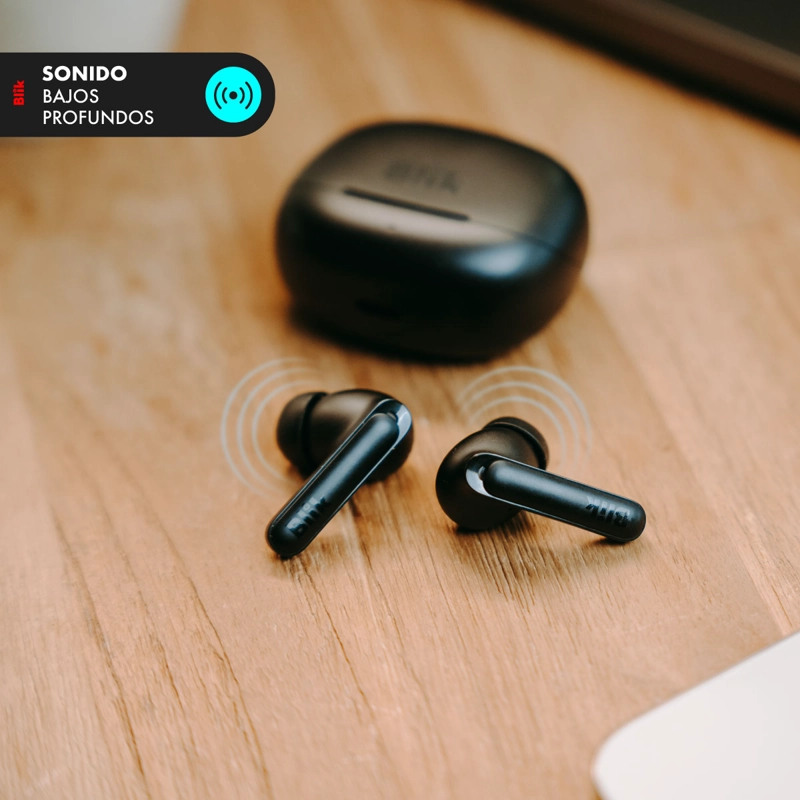 AUDIFONOS BLUETOOTH BLIK AIR1000 CANCELACION DE RUIDO ADAPTATIVA 25H - 7