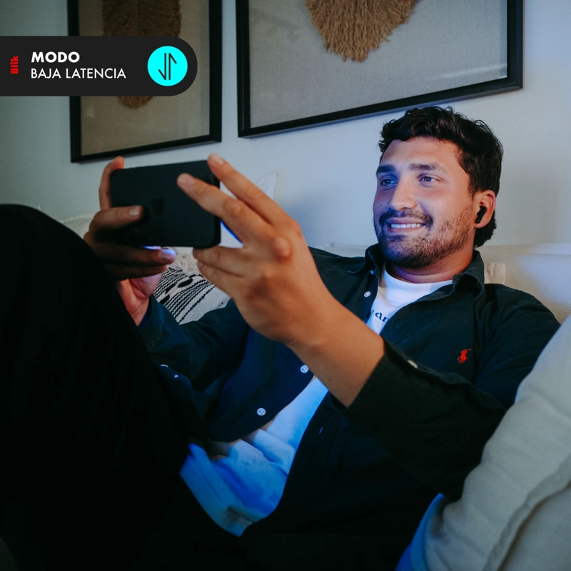 AUDIFONOS BLUETOOTH BLIK AIR1000 CANCELACION DE RUIDO ADAPTATIVA 25H - 8