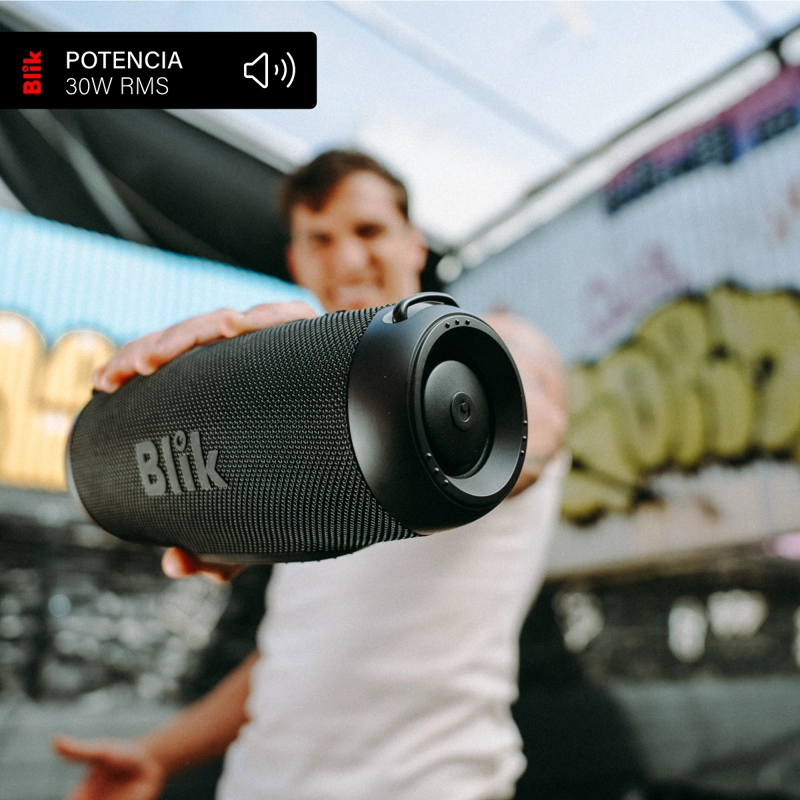 PARLANTE BLUETOOTH PORTATIL BLIK POWERBASS30 30W 15 HRS - 5