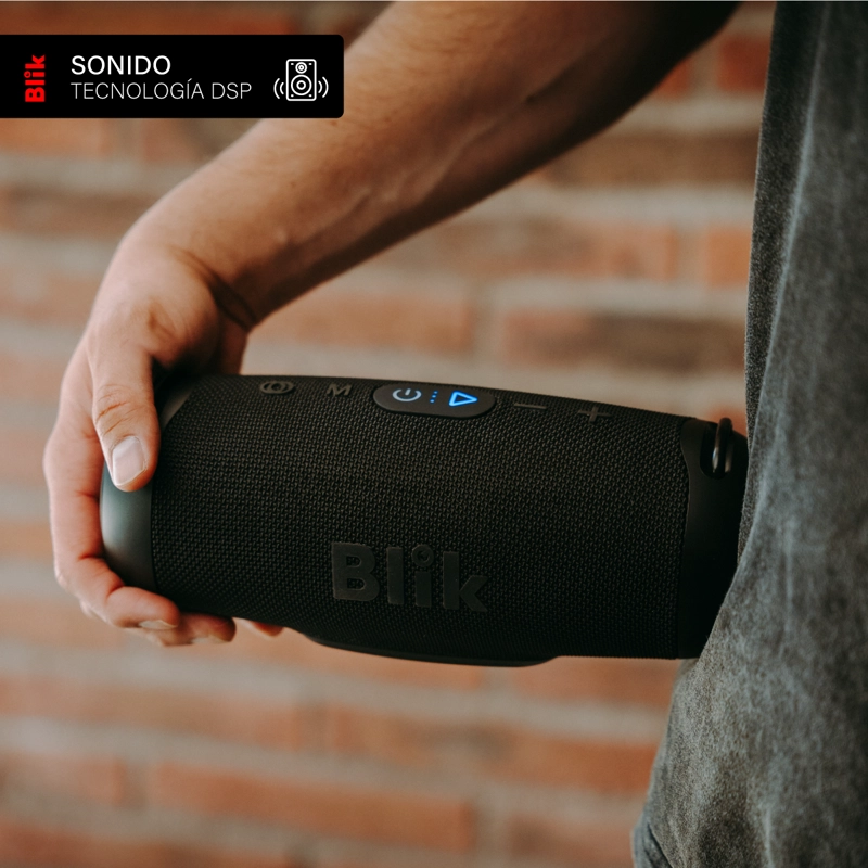 PARLANTE BLUETOOTH PORTATIL BLIK POWERBASS30 30W 15 HRS - 6