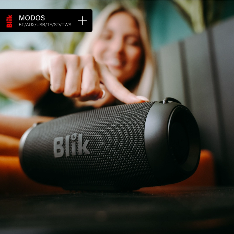 PARLANTE BLUETOOTH PORTATIL BLIK POWERBASS30 30W 15 HRS - 7