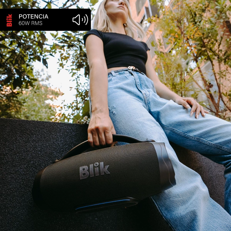 PARLANTE BLUETOOTH PORTATIL BLIK POWERBASS60 60W 15 HRS - 3