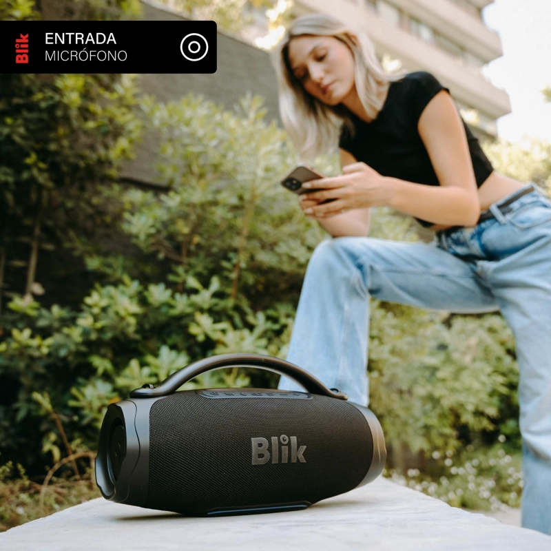 PARLANTE BLUETOOTH PORTATIL BLIK POWERBASS60 60W 15 HRS - 5