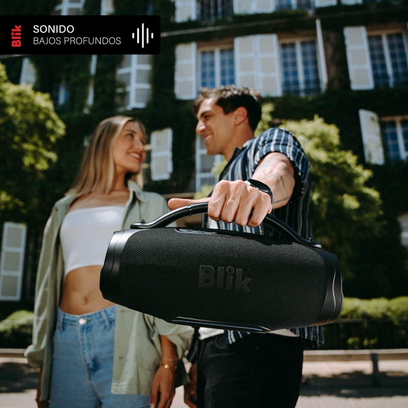 PARLANTE BLUETOOTH PORTATIL BLIK POWERBASS60 60W 15 HRS - 6