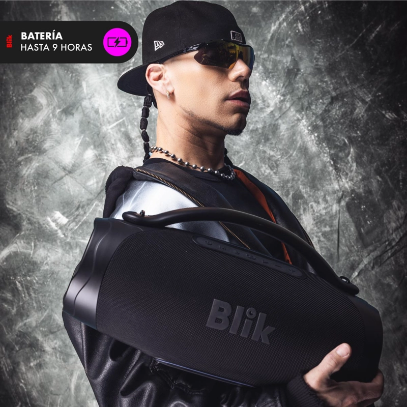 PARLANTE BLUETOOTH PORTATIL BLIK POWERBOOST 180W 9 HRS - 6