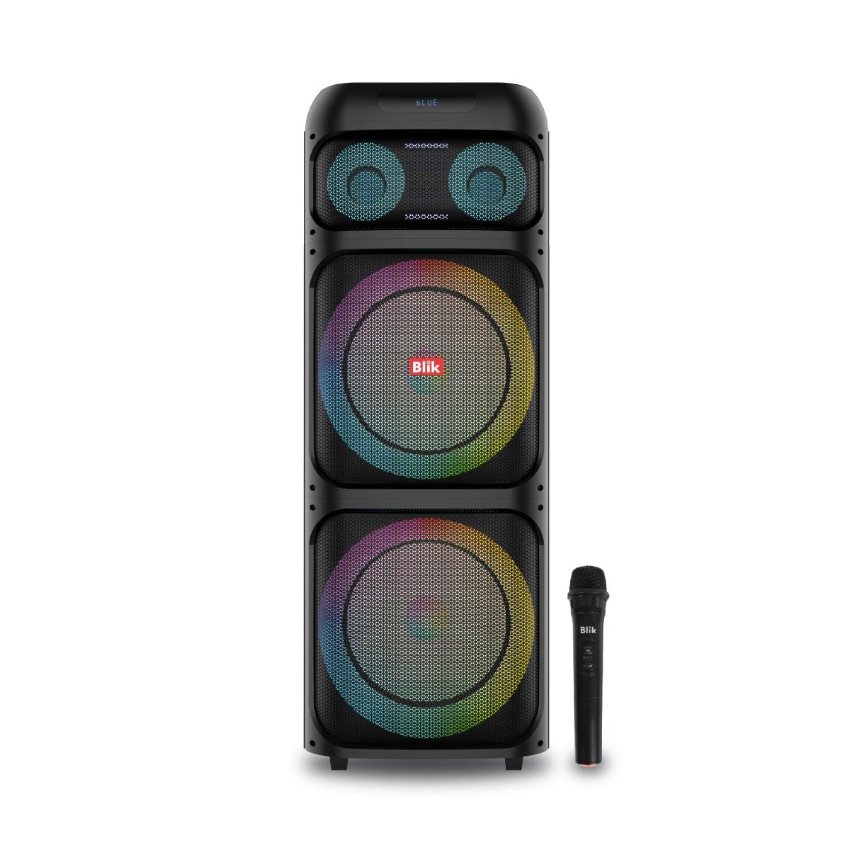 PARLANTE BLUETOOTH KARAOKE CON MICROFONO BLIK LIGHTUP900