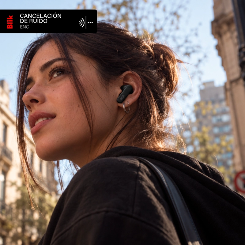 AUDIFONOS BLUETOOTH INALAMBRICOS BLIK AIR700 40H ENC - 4