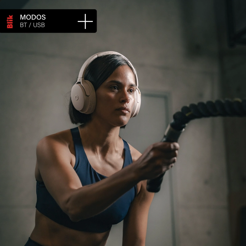 AUDIFONOS BLUETOOTH BLIK NEO CANCELACION DE RUIDO 60H ROSA - 7