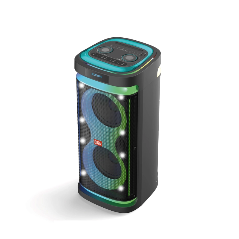 PARLANTE BLUETOOTH KARAOKE CON MICROFONO BLIK LIGHTMAX8 - 2