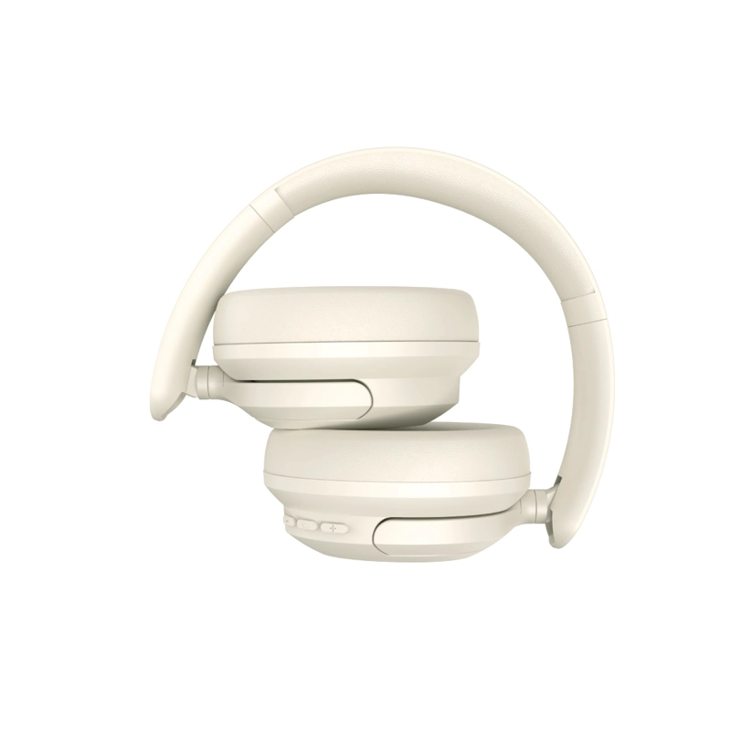 AUDIFONOS BLUETOOTH BLIK SOUL900 CANCELACION DE RUIDO CREMA - 2