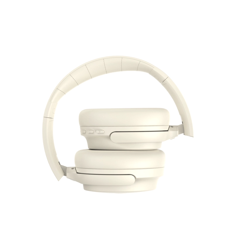 AUDIFONOS BLUETOOTH BLIK NEO CANCELACION DE RUIDO 60H CREMA - 2