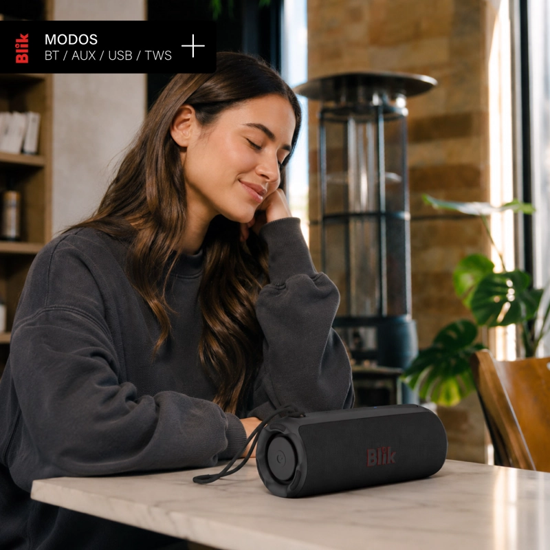 PARLANTE BLUETOOTH PORTATIL BLIK LIVE PRO 15W IPX6 12 HRS - 8