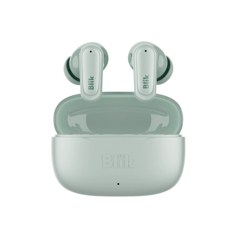 AUDIFONOS BLUETOOTH INALAMBRICOS BLIK AIR500 VERDE 30 HRS - 1