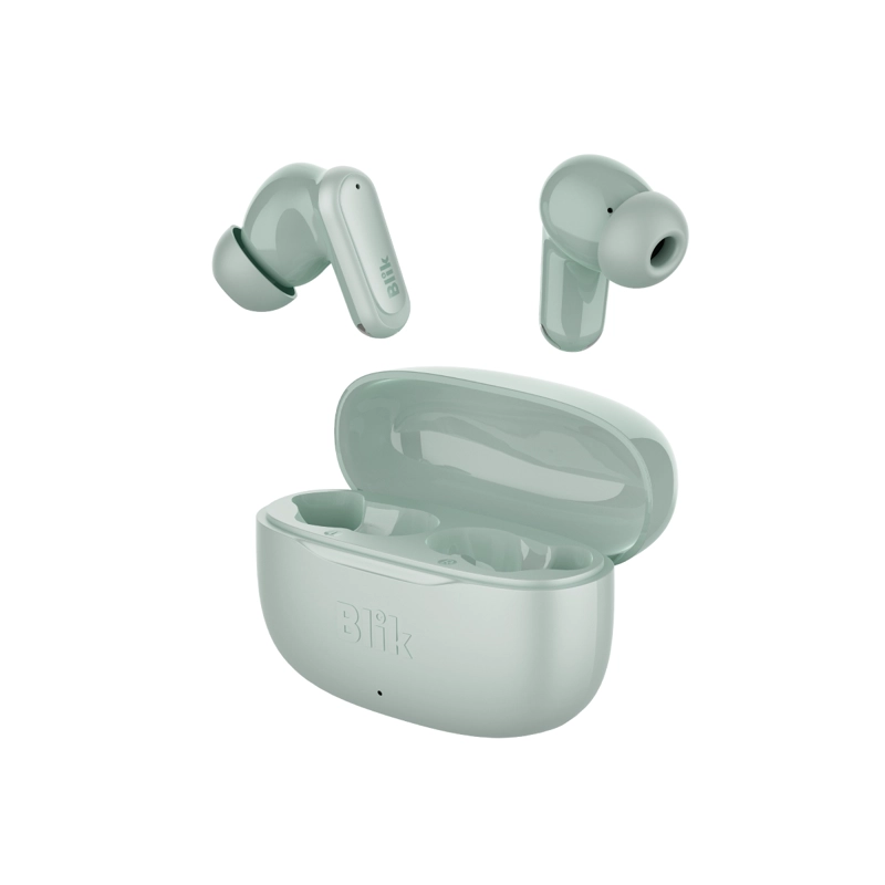 AUDIFONOS BLUETOOTH INALAMBRICOS BLIK AIR500 VERDE 30 HRS - 2