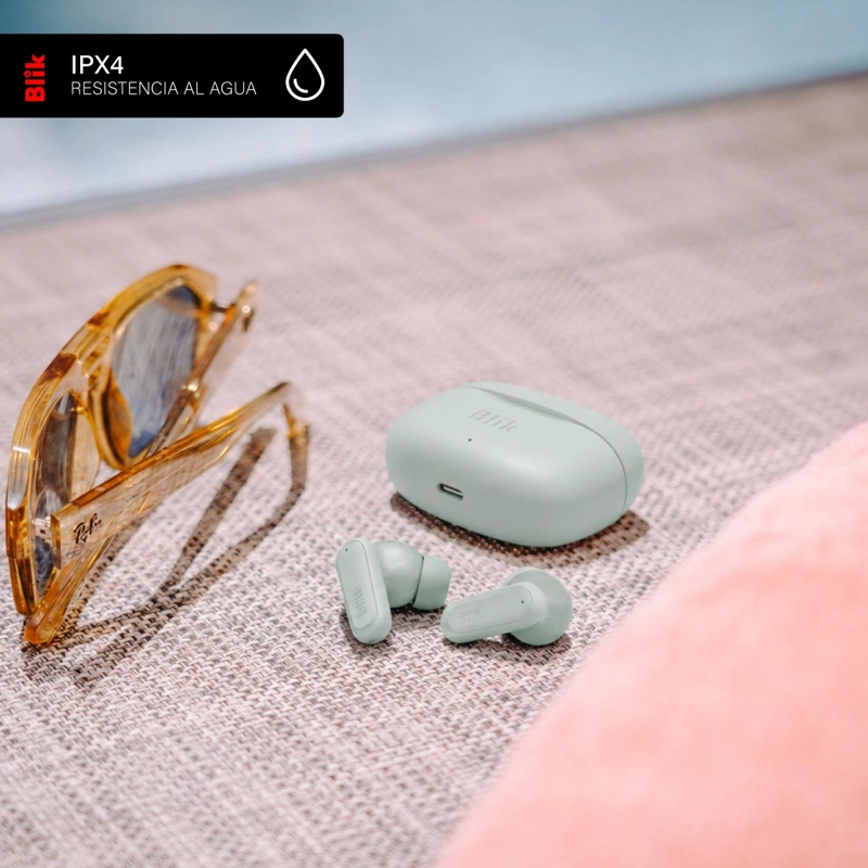 AUDIFONOS BLUETOOTH INALAMBRICOS BLIK AIR500 VERDE 30 HRS - 6