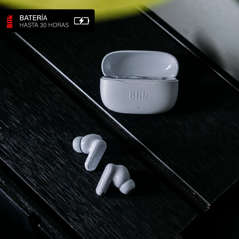 AUDIFONOS BLUETOOTH INALAMBRICOS BLIK AIR500 GRIS 30 HRS - 5