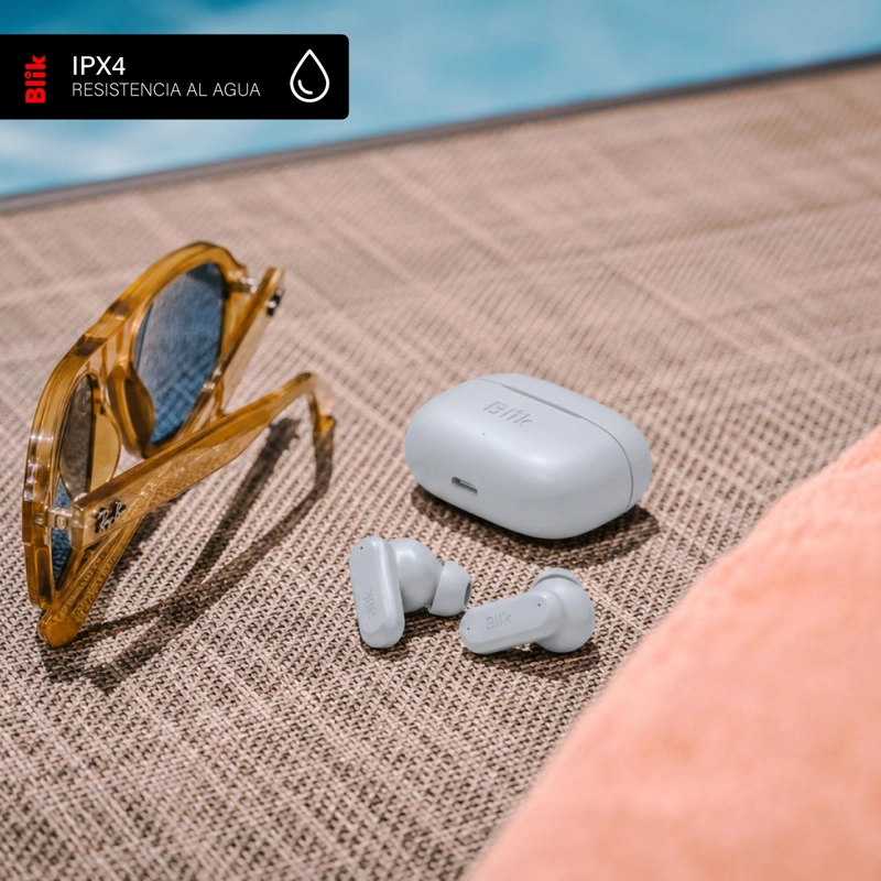 AUDIFONOS BLUETOOTH INALAMBRICOS BLIK AIR500 GRIS 30 HRS - 6
