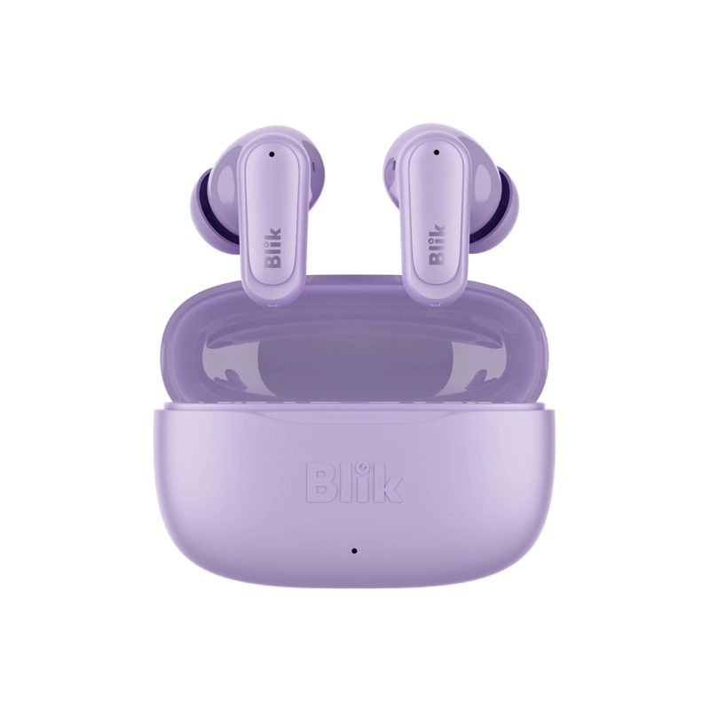 AUDIFONOS BLUETOOTH INALAMBRICOS BLIK AIR500 LILA 30 HRS - 1