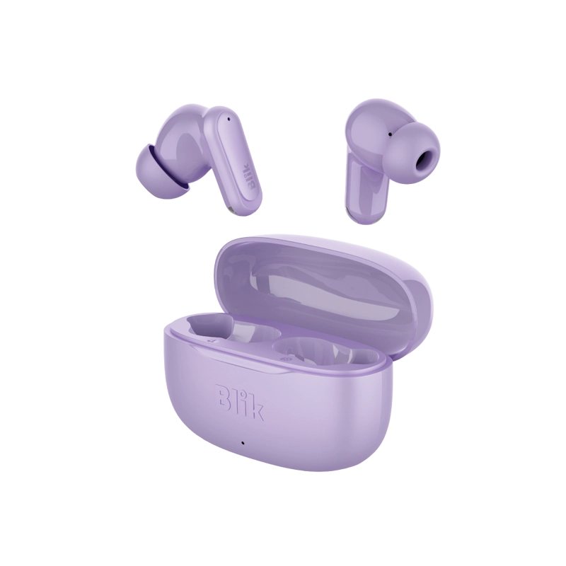 AUDIFONOS BLUETOOTH INALAMBRICOS BLIK AIR500 LILA 30 HRS - 2