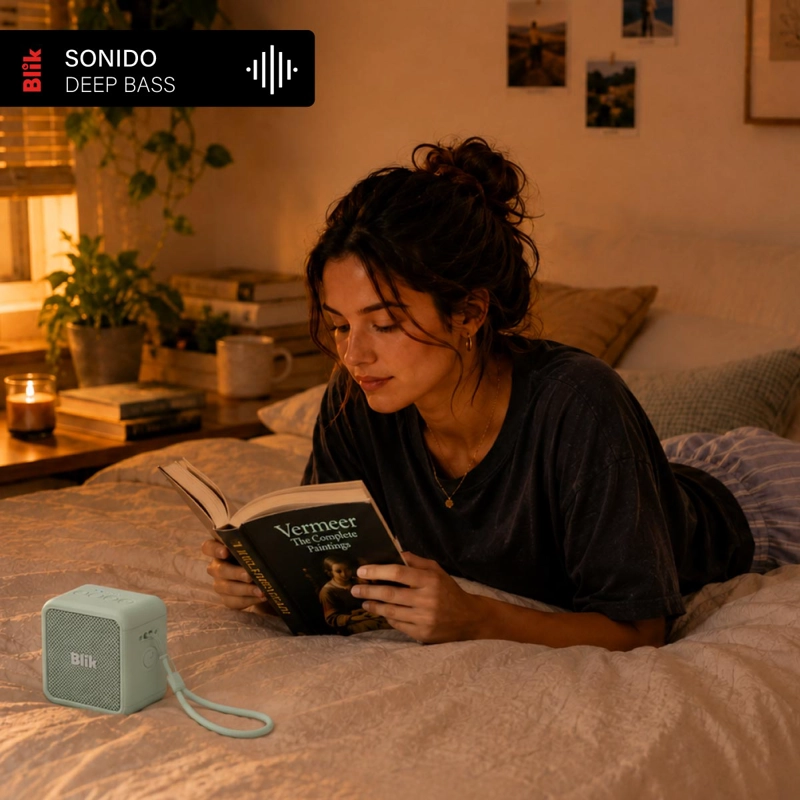 PARLANTE BLUETOOTH BLIK BASSGO 15W IPX6 19H TWS VERDE - 4