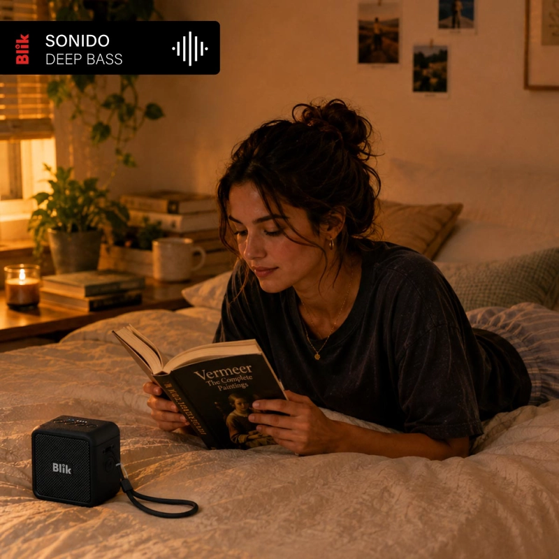 PARLANTE BLUETOOTH BLIK BASSGO 15W IPX6 19H TWS NEGRO - 4