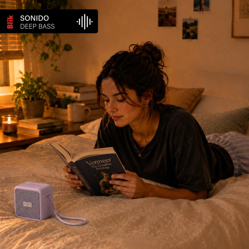 PARLANTE BLUETOOTH BLIK BASSGO 15W IPX6 19H TWS LILA - 4