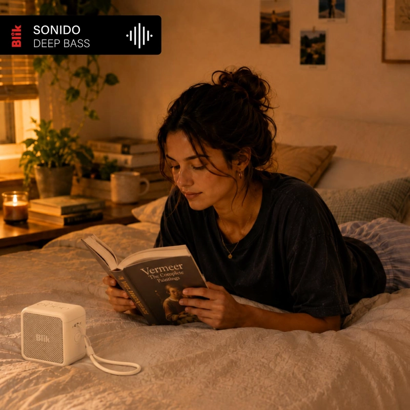 PARLANTE BLUETOOTH BLIK BASSGO 15W IPX6 19H TWS CREMA - 4