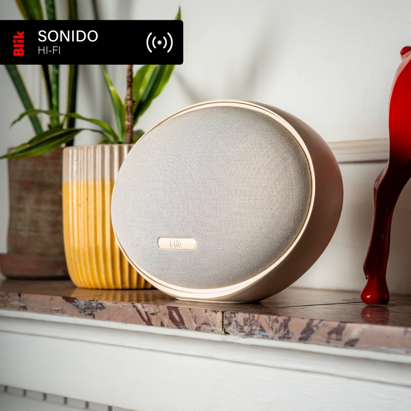 PARLANTE BLUETOOTH BLIK MOONLIGHT 60W HI-FI 15H DSP CREMA - 3