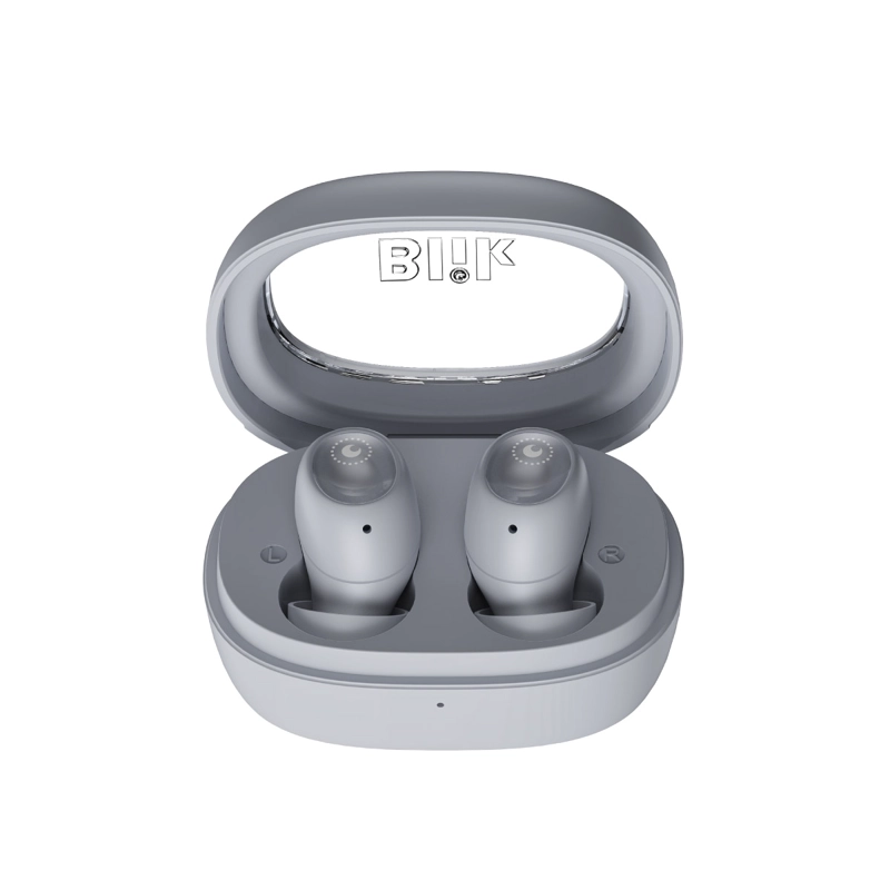 AUDIFONOS BLUETOOTH BLIK BUDS80 30H IPX4 GRIS - 2