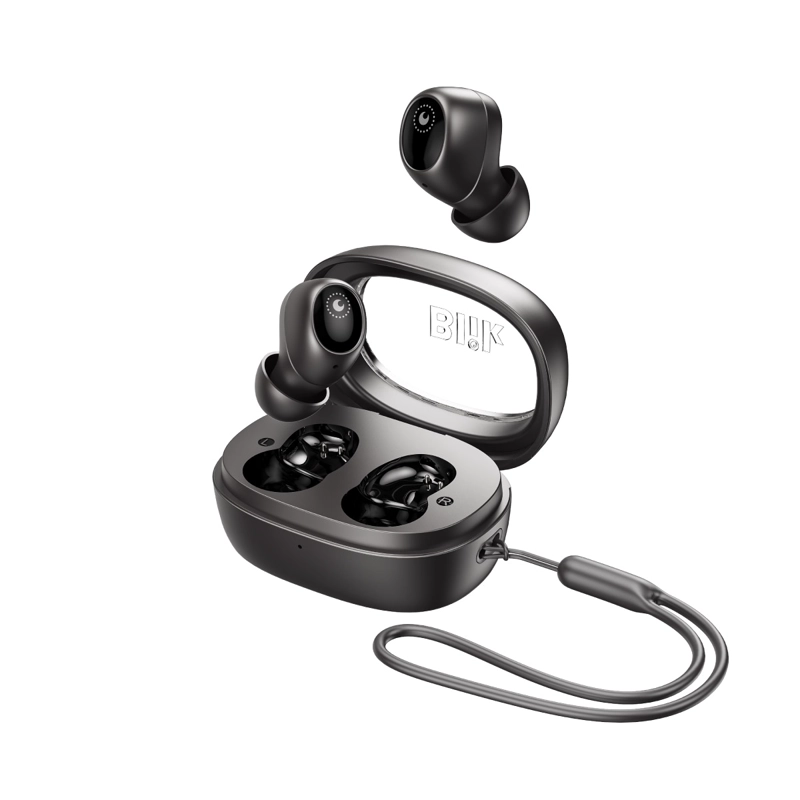 AUDIFONOS BLUETOOTH BLIK BUDS80 30H IPX4 NEGRO - 1