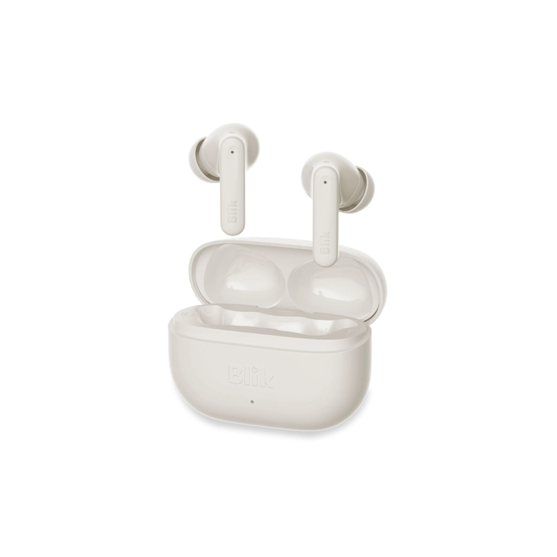 AUDIFONOS BLUETOOTH INALAMBRICOS BLIK AIR700 40H CREMA - 1