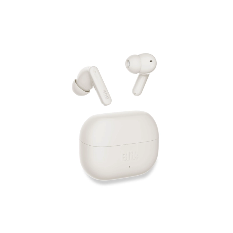 AUDIFONOS BLUETOOTH INALAMBRICOS BLIK AIR700 40H CREMA - 2