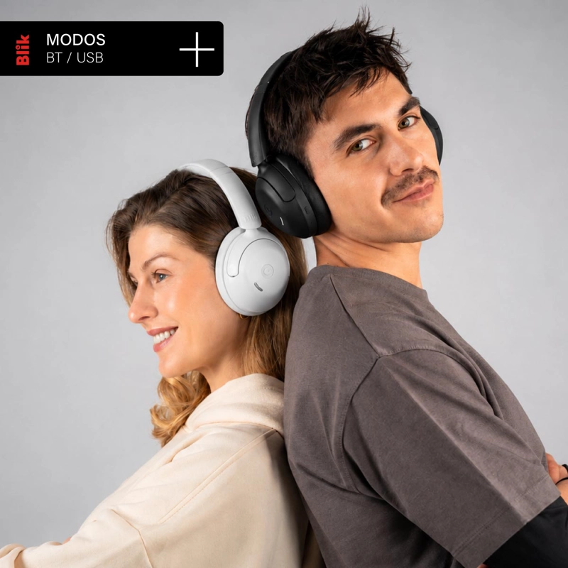 AUDIFONOS BLUETOOTH BLIK SOUL950 ANC 70H MULTIPUNTO NEGRO - 8