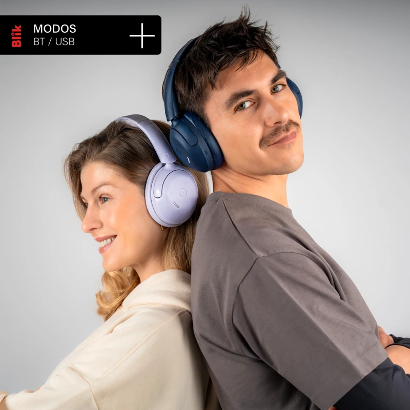 AUDIFONOS BLUETOOTH BLIK SOUL950 ANC 70H MULTIPUNTO LILA - 8