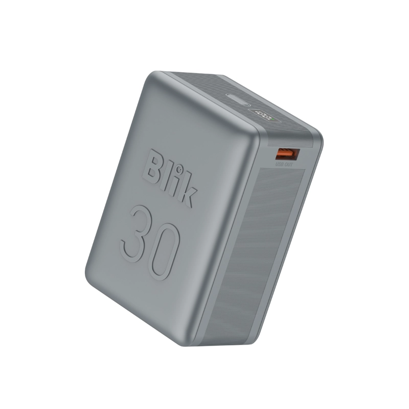 BATERIA EXTERNA POWERBANK BLIK POWER30 30000MAH 22.5W GRIS - 1