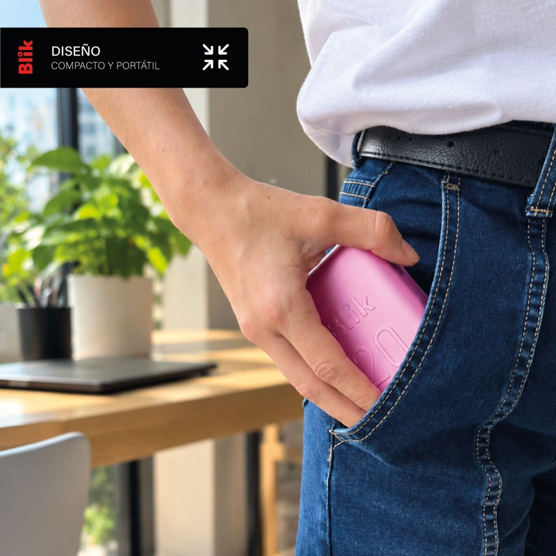 BATERIA EXTERNA POWERBANK BLIK POWER20 20000MAH 22.5W ROSADO - 6