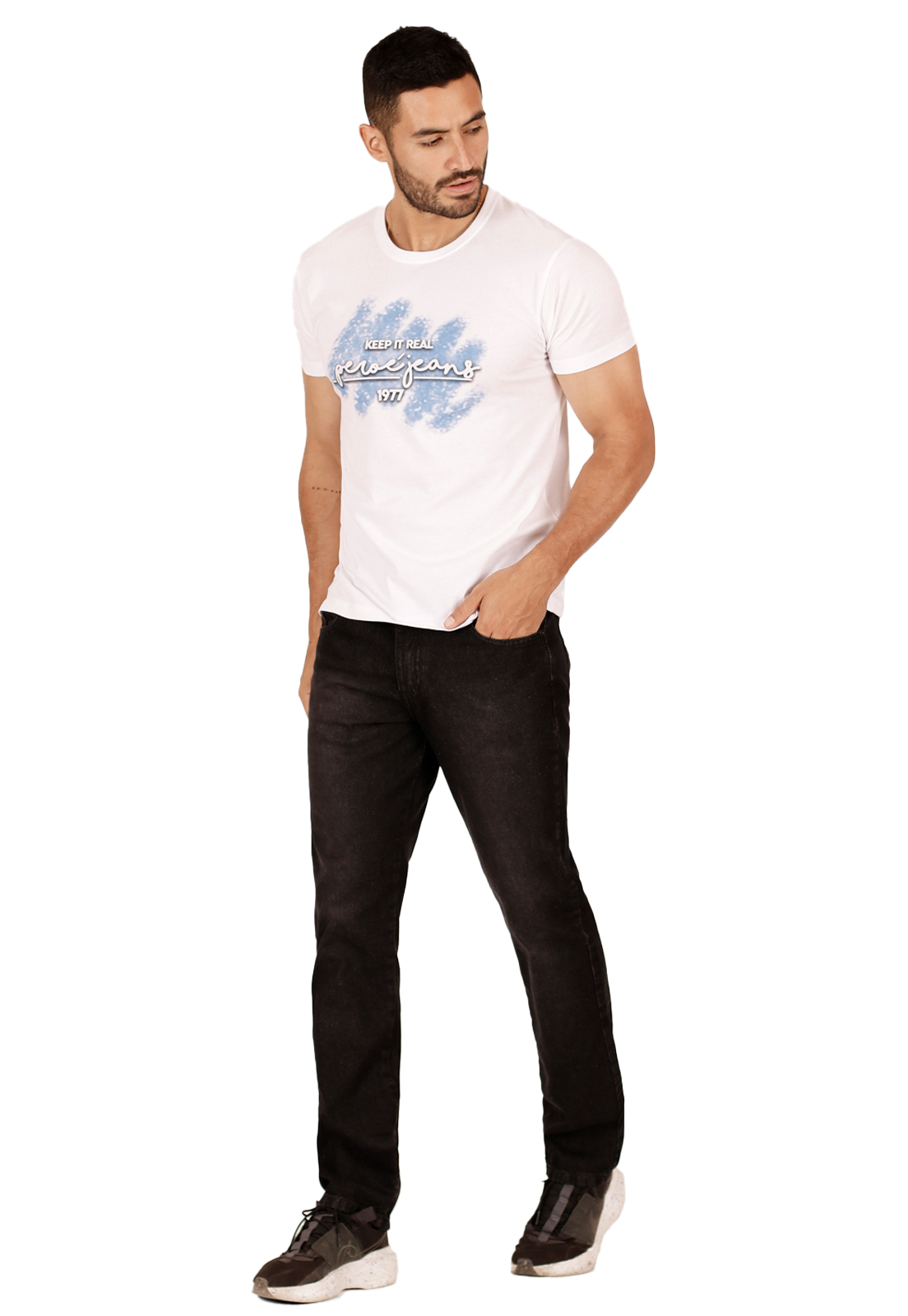JEANS HOMBRE PEROÉ NEGRO ANAT III - 1