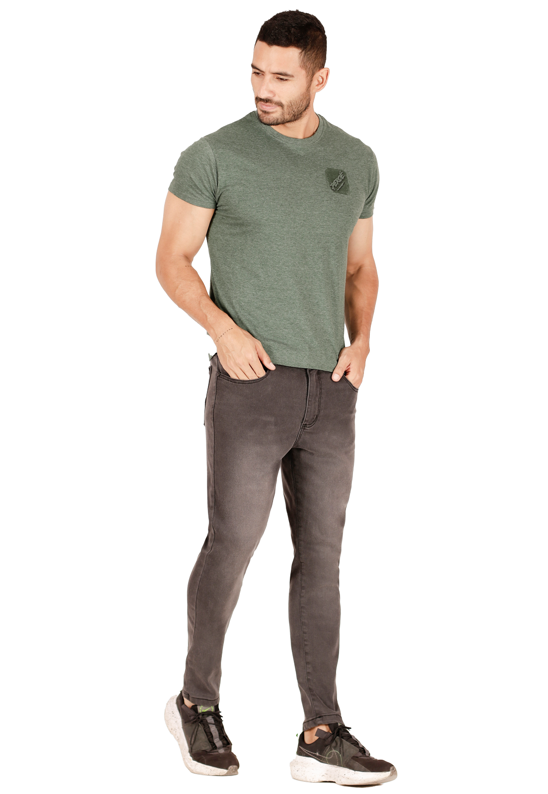 JEANS HOMBRE PEROÉ GRIS PARDO HERMES IV PEROE - 1