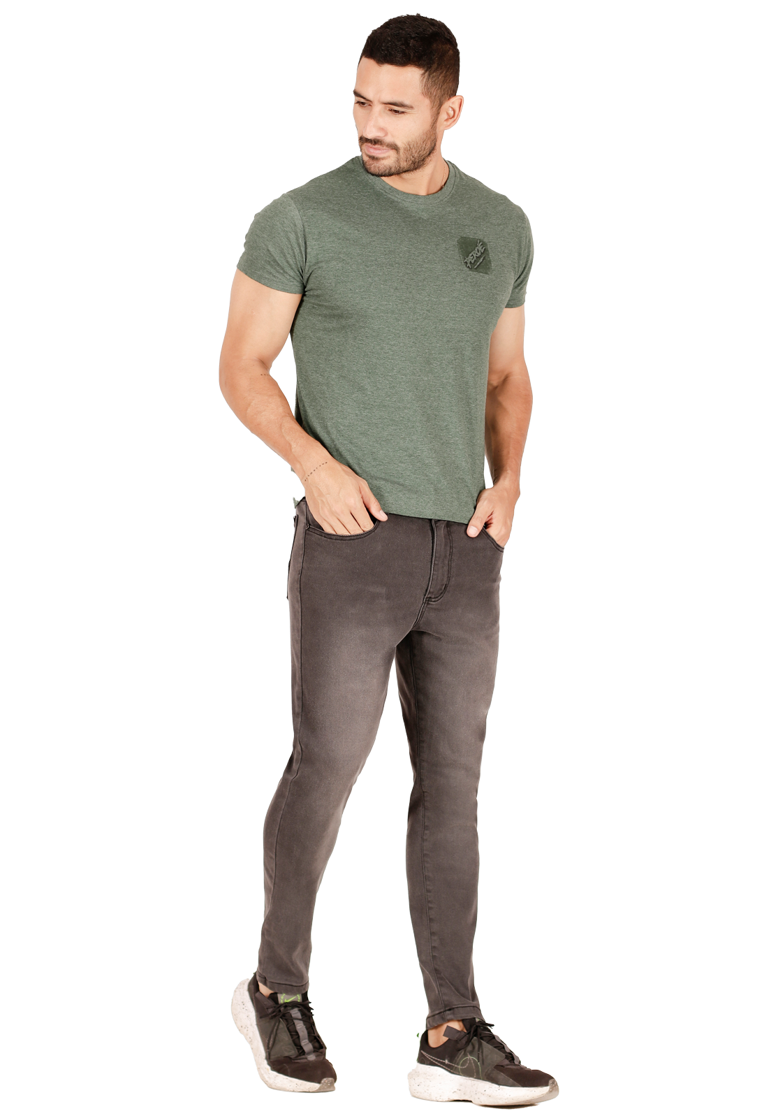 JEANS HOMBRE PEROÉ GRIS PARDO HERMES IV PEROE - 1