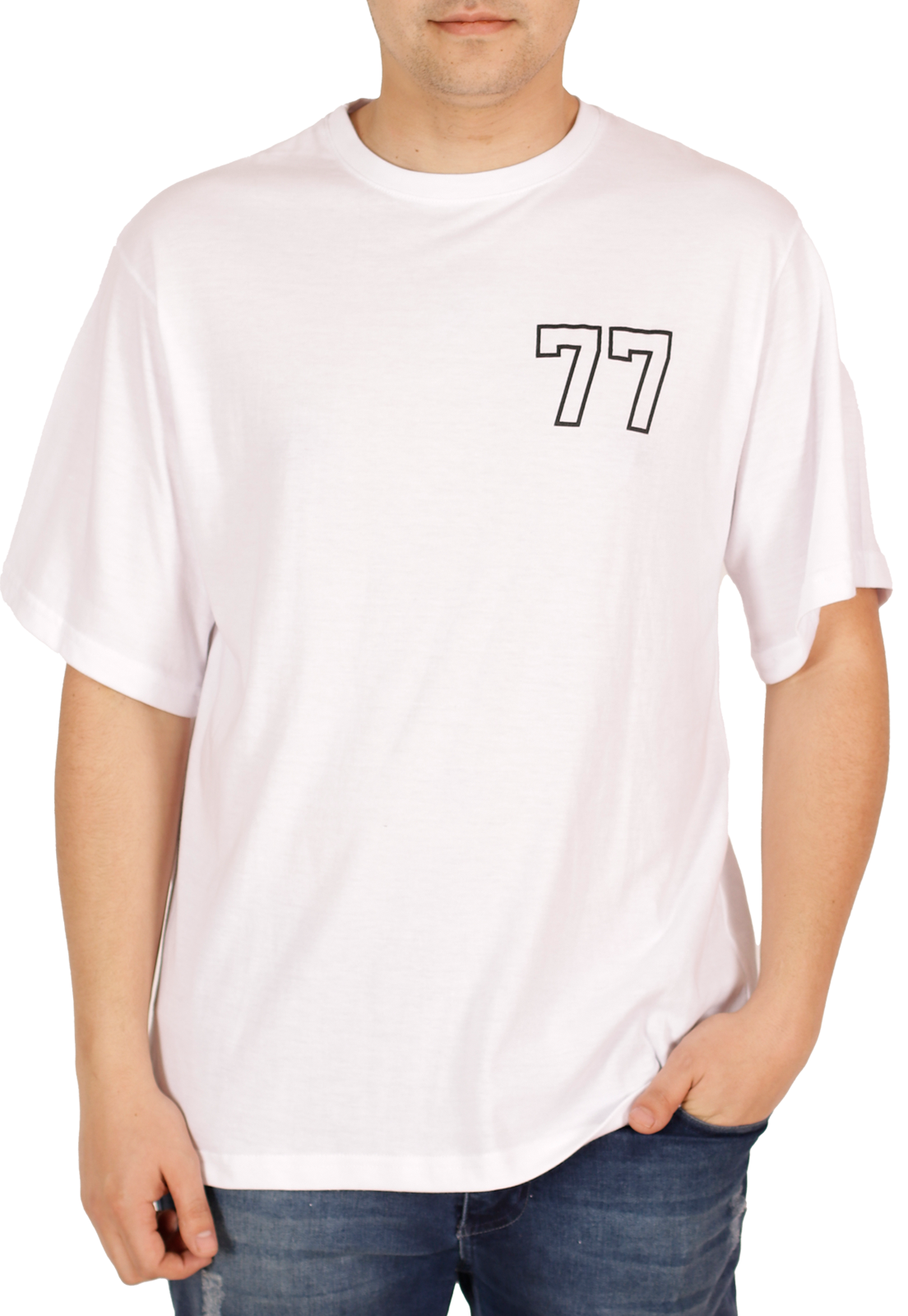 POLERA COOPER I BLANCA OVERSIZE PEROÉ - 1