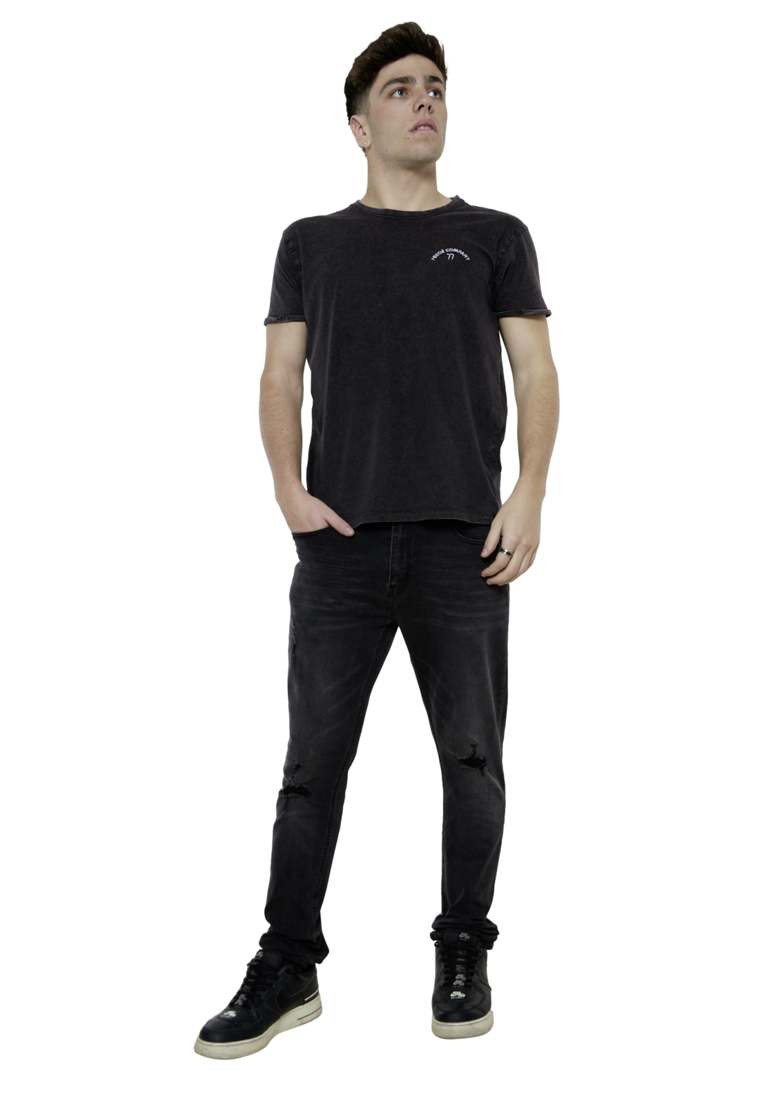 JEANS HOMBRE PEROÉ NEGRO SAMIR III - 1